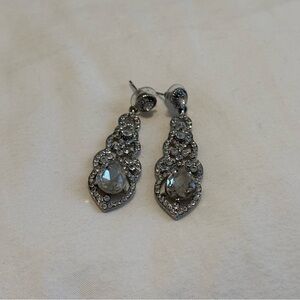 Elegant Silver Drop Earrings